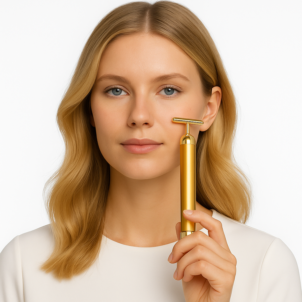 24K gouden T-balk massageapparaat