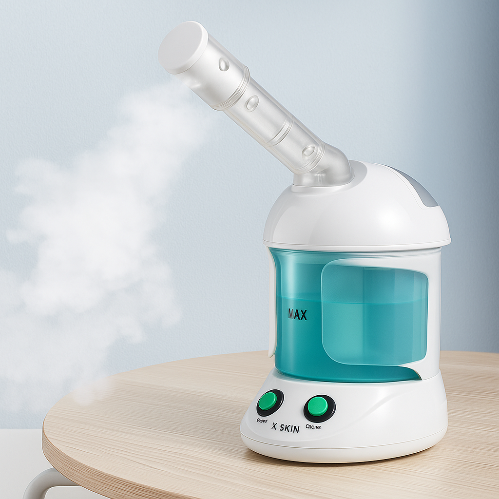 GlowMist™ ionische gezichtsstomer met nano-hete mist