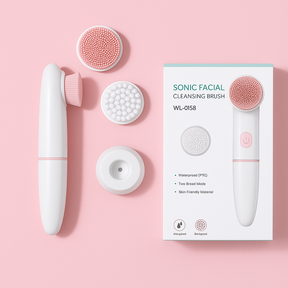 GlowSonic™ 2-in-1 gezichtsreinigingsborstel